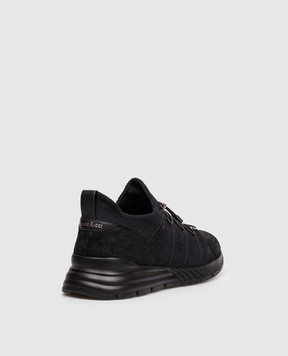 Stefano Ricci Black sneakers with monogram UV689G6626SDPWYT