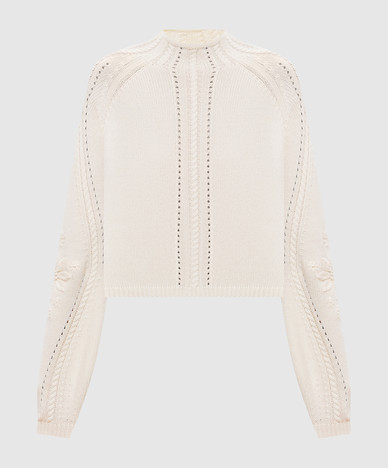 Ivory wool sweater