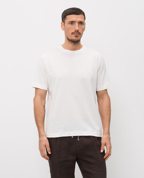 Cashmere&Whiskey White cotton T-shirt TS6452360729