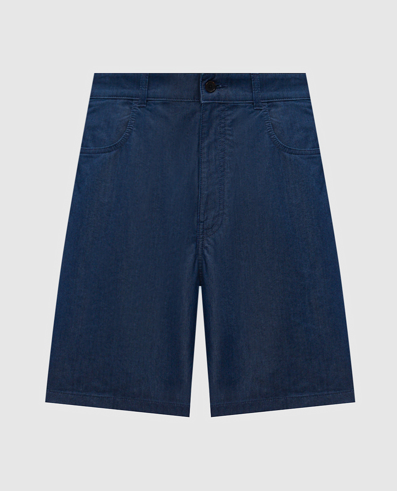 Blue shorts with logo print Givenchy
