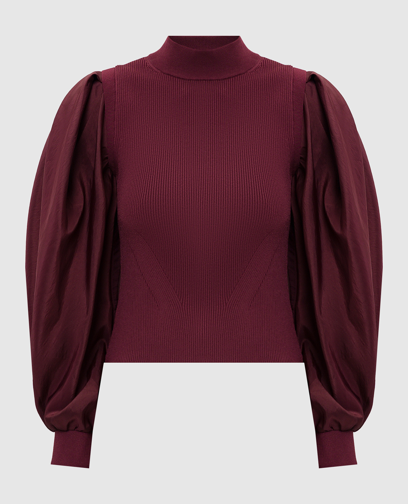 

Jackie burgundy top Simkhai