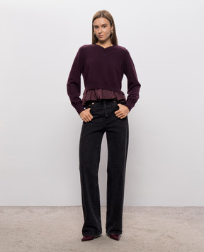 3.1 Phillip Lim Purple double-layered pullover F26170647UMC