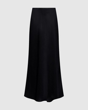 Loulou de Saison ELI black silk skirt ELI