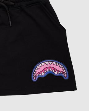 Sprayground Children's black Graffiti skirt SPY1452EBLK