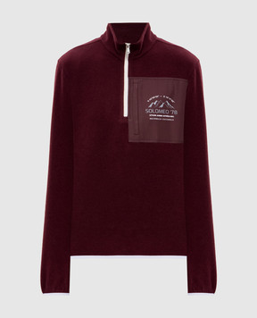 Brunello Cucinelli Burgundy cashmere jumper MM840VG104