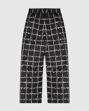 Balmain Children's black ski pants BZ6C10N0447610