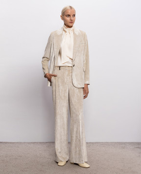 Peserico Beige corduroy pants A0483501597