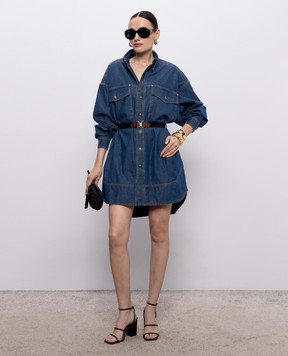 Versace Blue denim dress with belt 10256571A18640
