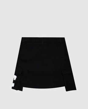 Off-White Children's black cargo skirt 44GCY001F26F001