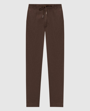 Woolrich Brown linen pants CFWOTR2027MRUT5288