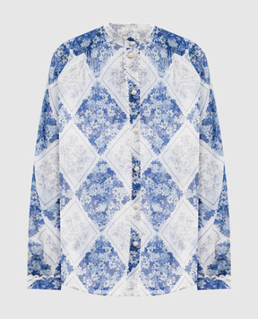 Twinset Printed blouse with frame 261TP213E