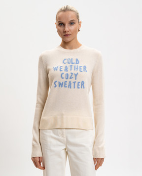 Max & Co Yellow FONTANA sweater made of wool and cashmere MCLFONTANA