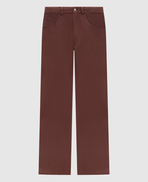 Maison Margiela MM6 Brown pants S52KA0581M25025
