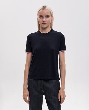 Thom Browne Blue wool T-shirt FJS232AJ0301
