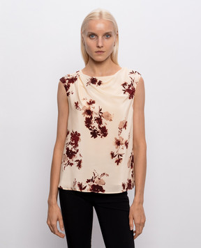 Max Mara Beige PIOGGIA silk blouse MSTPIOGGIA