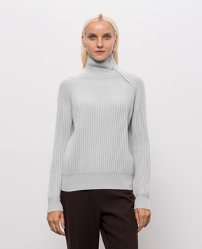 Allude Wool and cashmere sweater with zipper 26517621