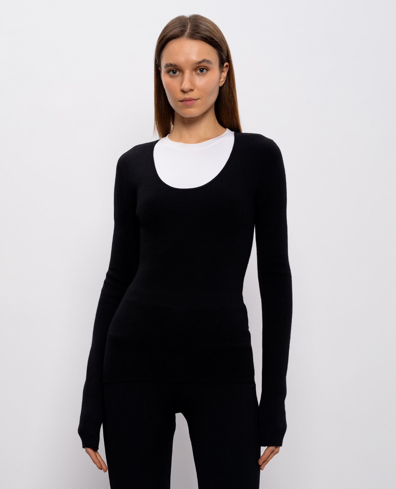 Black wool jumper Toteme 3
