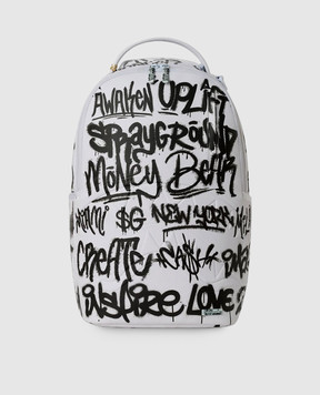 Sprayground Children's white backpack THINK ON IT 910B8870NSZ