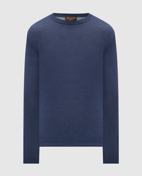 Doriani Cashmere Blue wool, silk and cashmere jumper 180007979