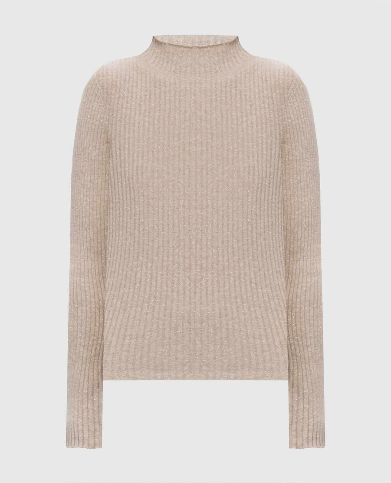 Beige golf with wool and cashmere