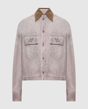 SSHEENA Jiacca pink denim jacket 26FWJIACCADF26004