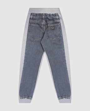 Dolce&Gabbana Vivid grey melange joggers L4JPING7PVD810