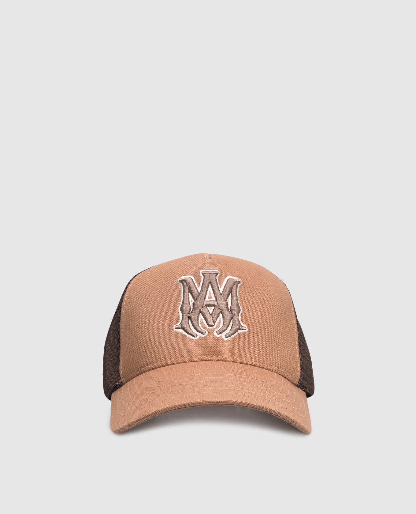 

Brown cap with logo AMIRI