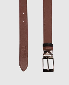 Iceberg Reversible leather belt with logo embossing 66026923