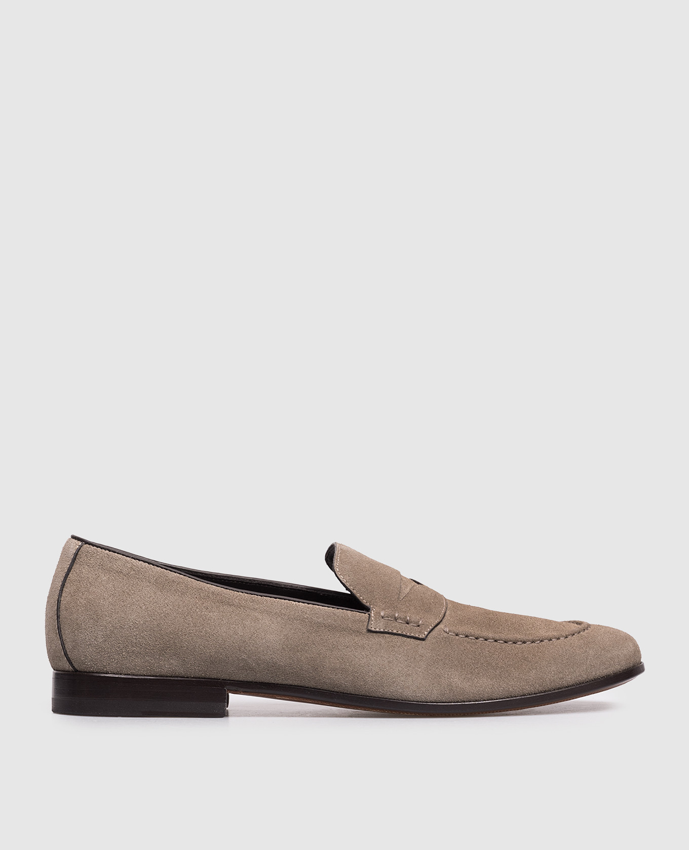 

Brown suede loafers Peserico