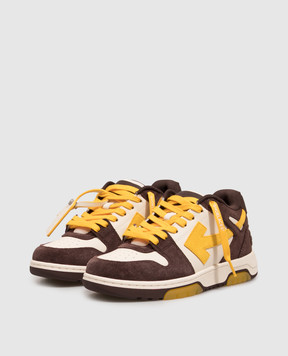 Off-White Out Of Office leather sneakers with embossed logo OF05731210
