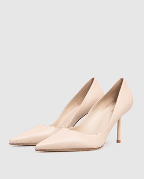 Le Silla Beige leather shoes Bella 4215C080BMPPNEM