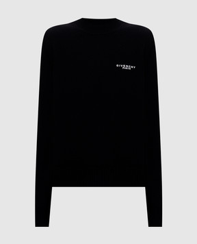 Givenchy Black wool and cashmere sweater BW90VW4ZTA