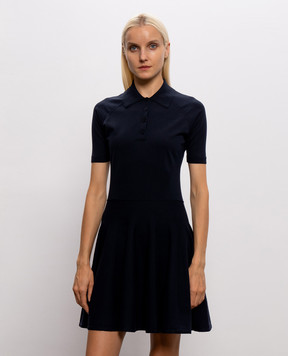 Givenchy Blue polo dress with silk BW22Y64ZUU