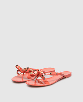 Valentino Pink Rockstud flip-flops 8W2S0552PVS