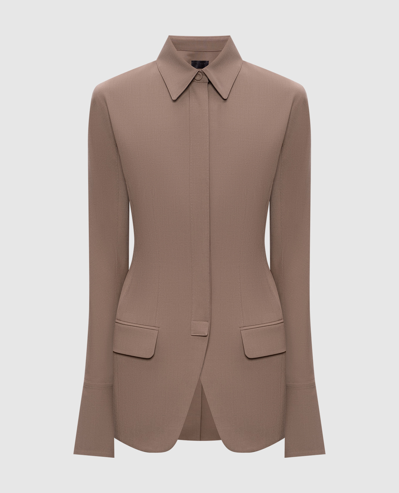 shirt-style jacket with wool Thierry Mugler