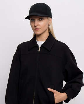 Twinset Black wool cap 262TA4460