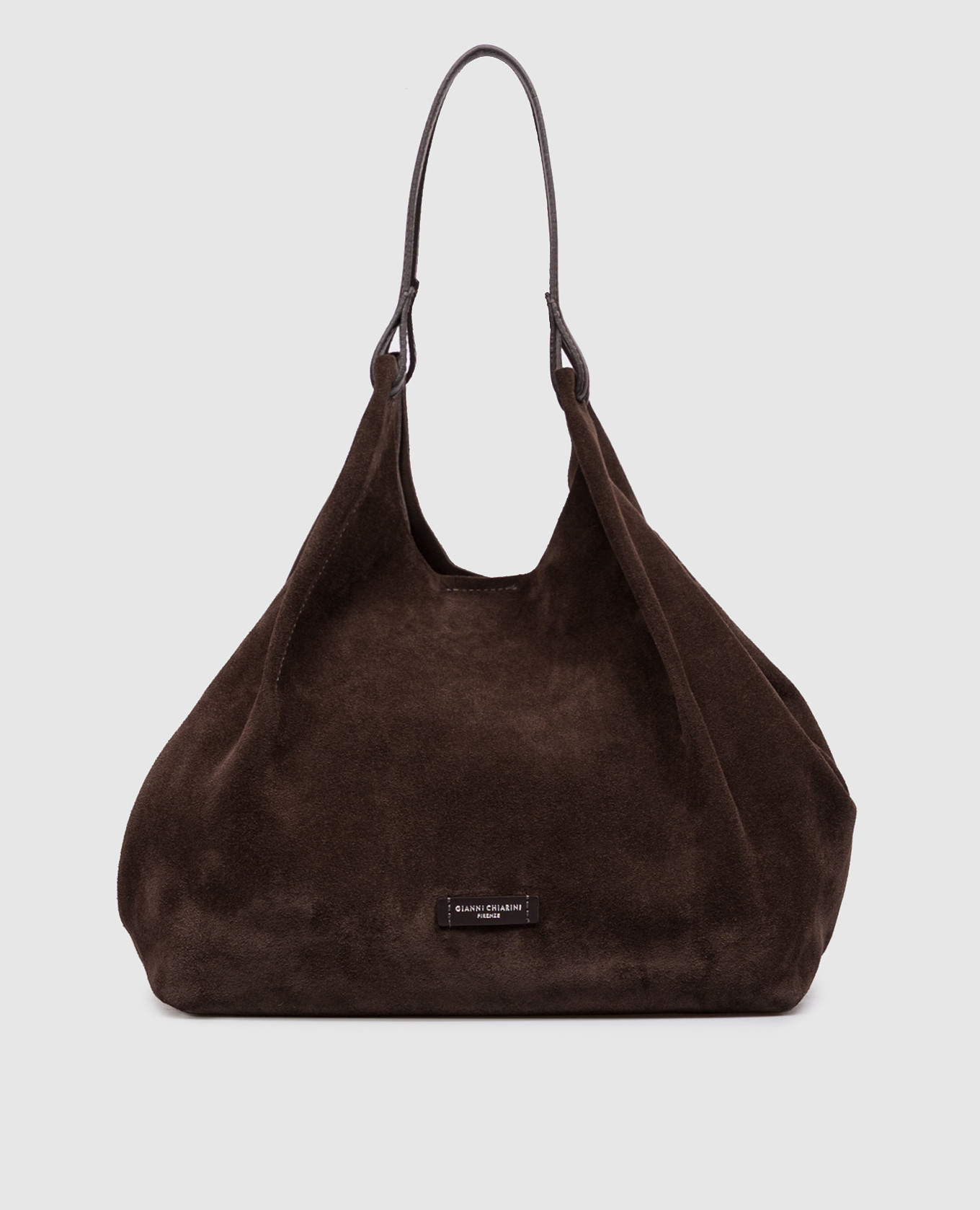 Dua brown suede tote bag