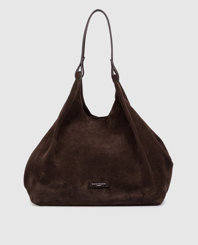 Gianni Chiarini Dua brown suede tote bag BS9800CMPL