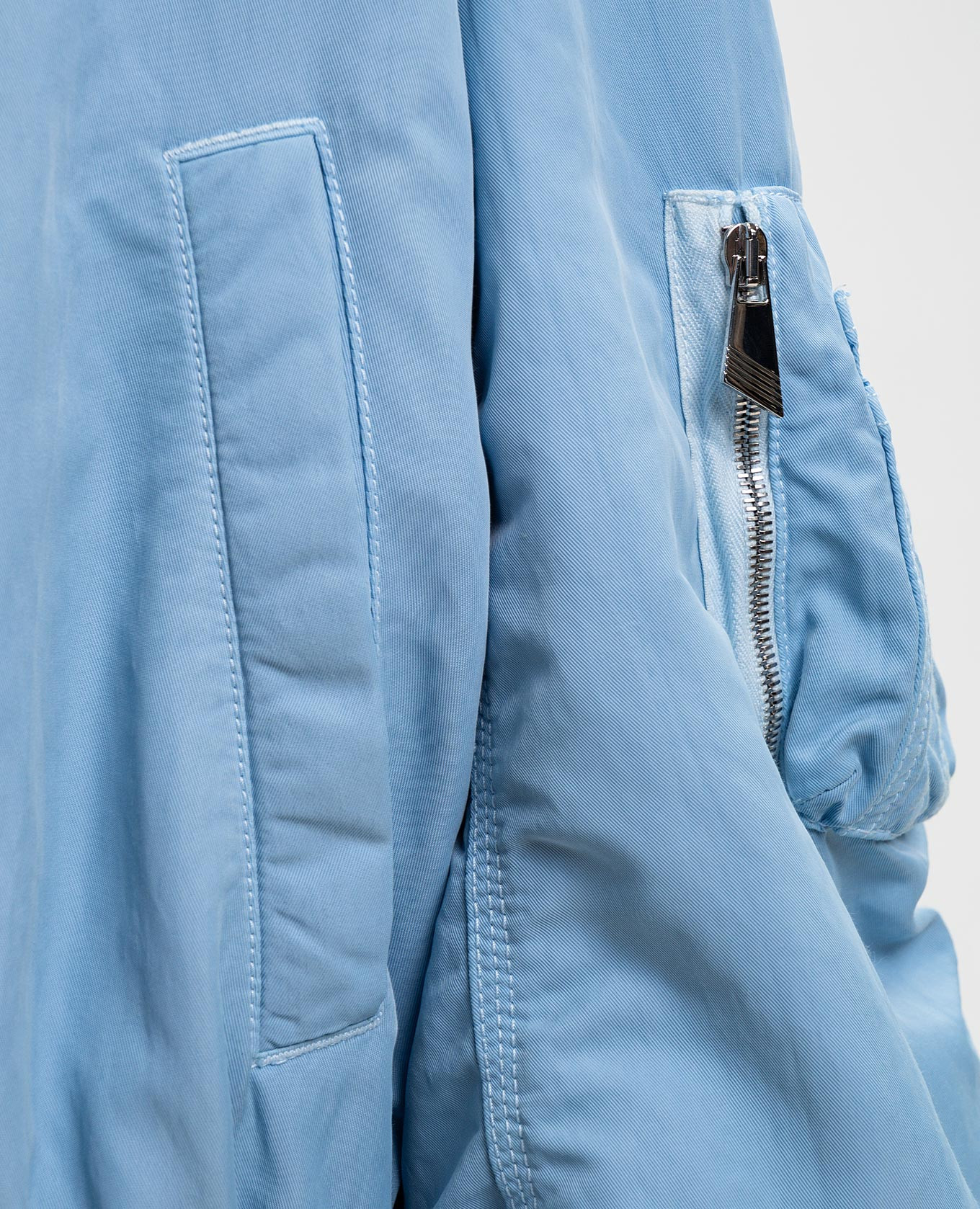 

Blue bomber jacket The Attico, Light blue