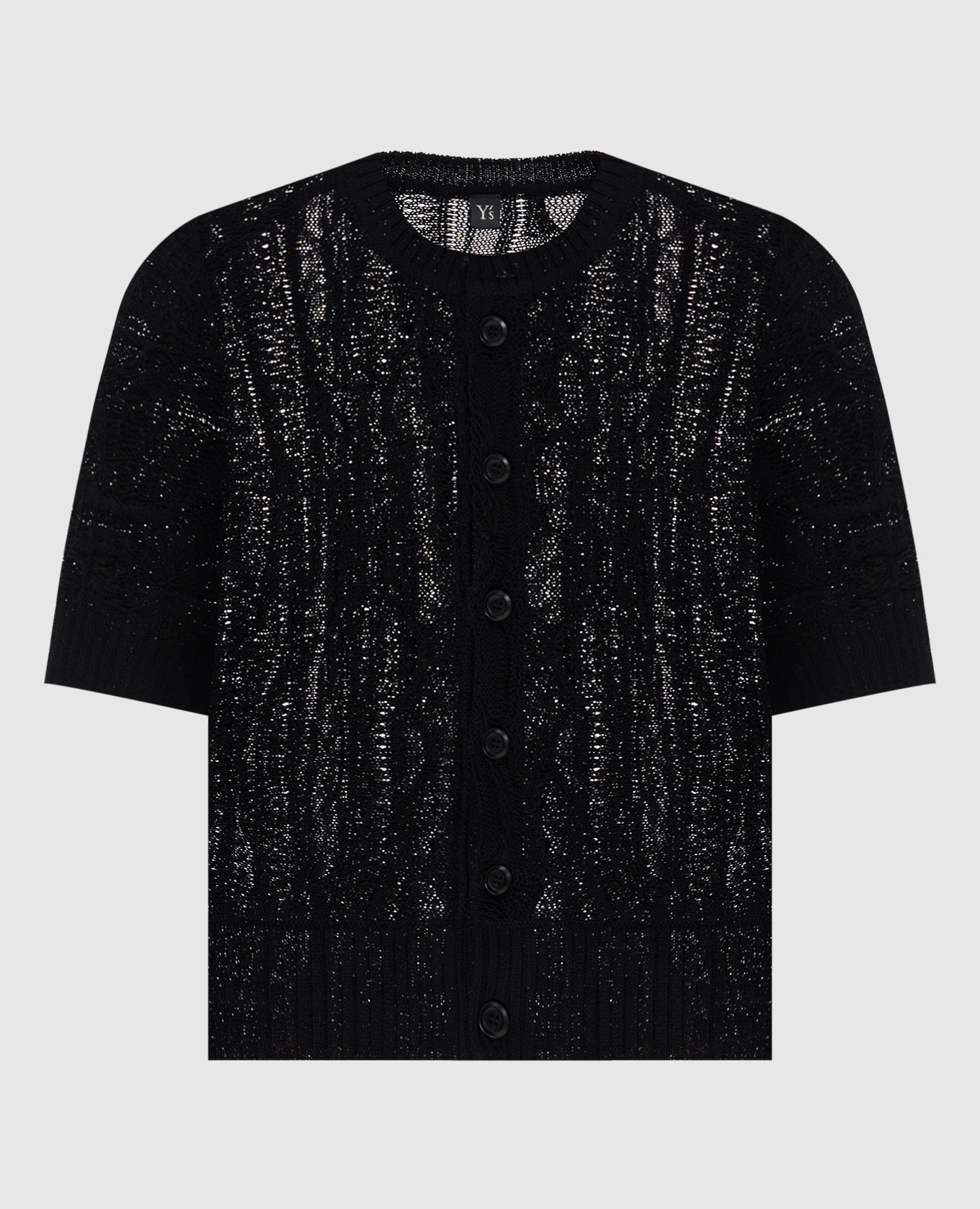 

Black cardigan with short sleeves Y`S Yamamoto