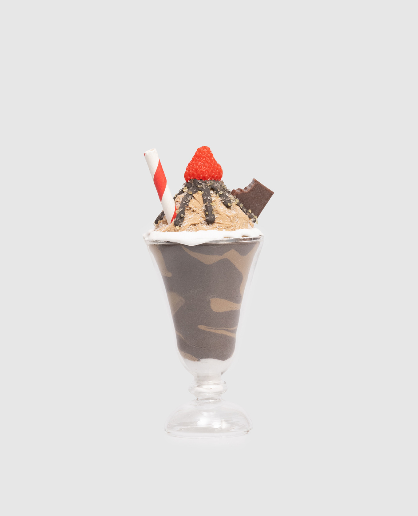 

Christmas tree toy Sundae with raspberry Shishi, Brown