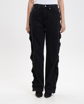 Alexander Wang Black jeans with zippers 4DC3254774