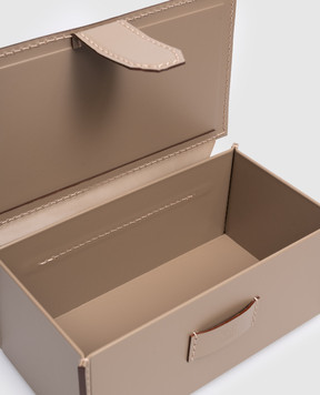 Treesseci Beige leather organizer for small items MERIDIEN MER49ATO