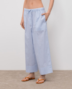 Toteme Blue linen pants 253WRB0325FB0458
