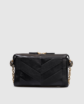 Valentino Panthea black leather bag with Swarovski crystals 8W0B0S99UYF