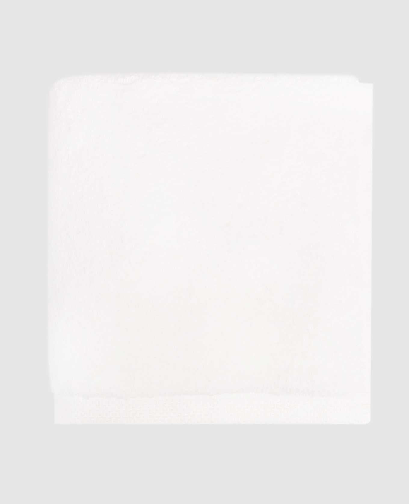 

Olympia white terry face towel Hamam