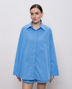 Faithfull Clemente blue striped shirt FF4602MAZ