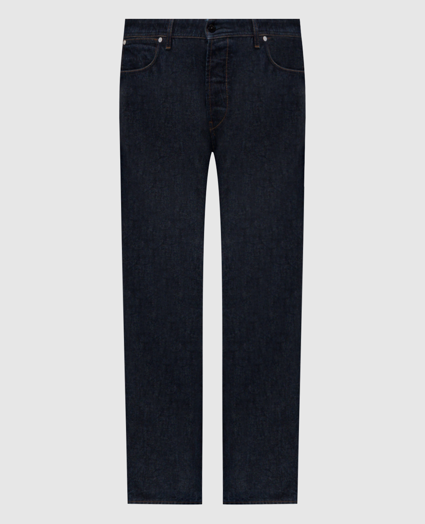 

Blue jeans with logo patch Stone Island, Navy blue