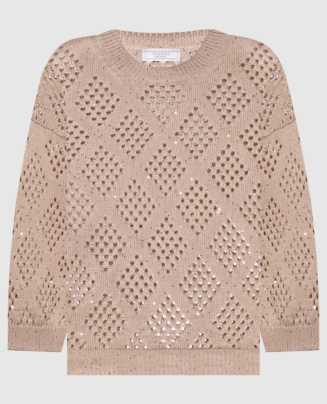 Brown sequined jumper
