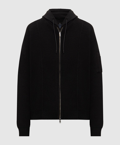 Black jacket with wool